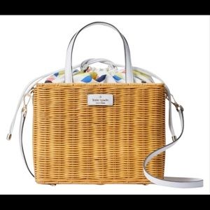 Kate Spade - Sam Wicker Set Lemon Zest Multi Tote